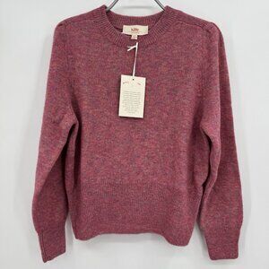 Kilte Collection The Betsy Pullover Fuchsia Pink size 2-M Women's Alpaca/M Wool